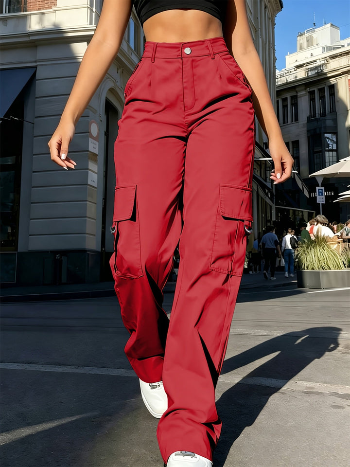 Bonnie | High-Waisted Wide-Leg Cargo Pants