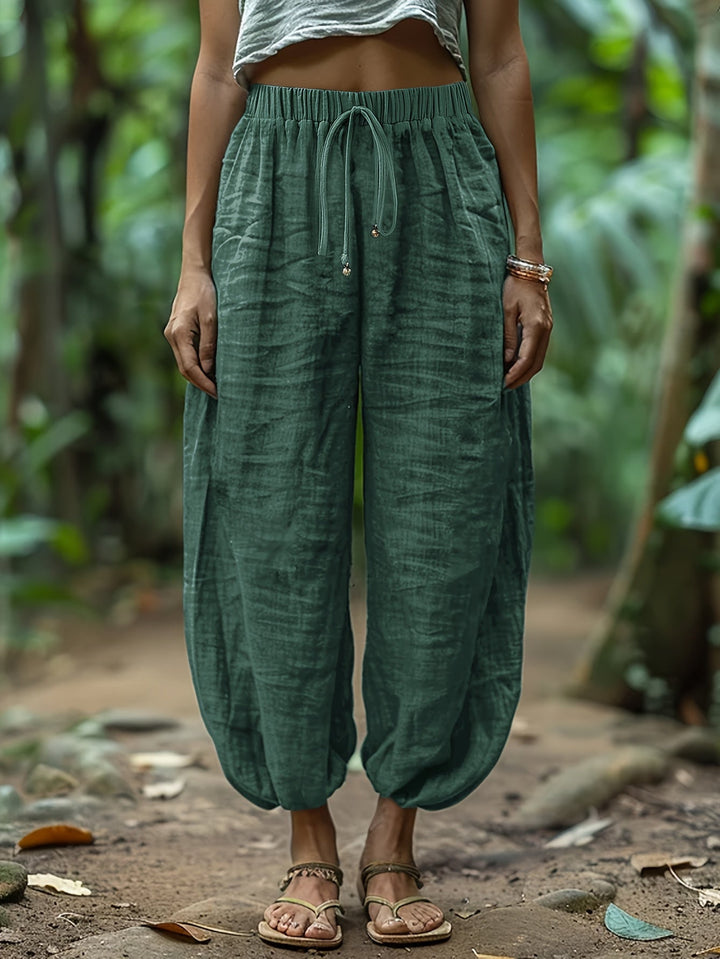 Marjorie | Relaxed Drawstring Lantern Pants