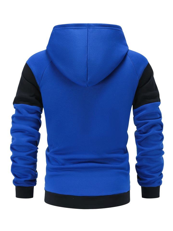 Bryce | Color Block Zip-Up Hooded Jacket