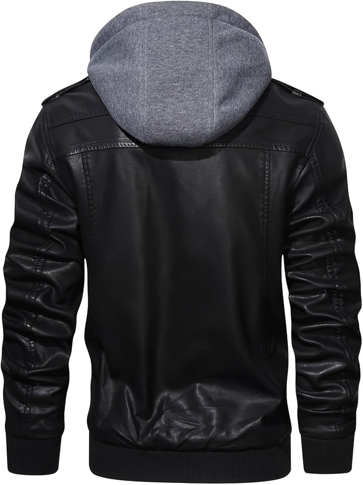Winston | Hooded Moto Jacket