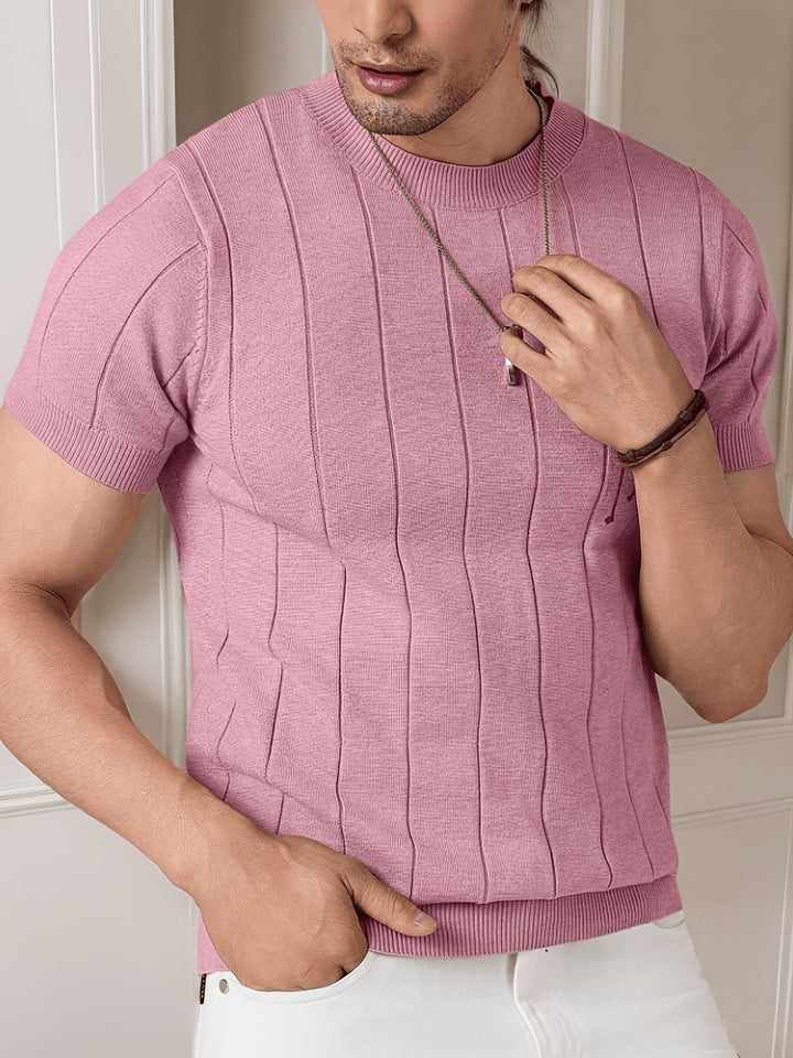 Curtis | Ribbed Short-Sleeve Top