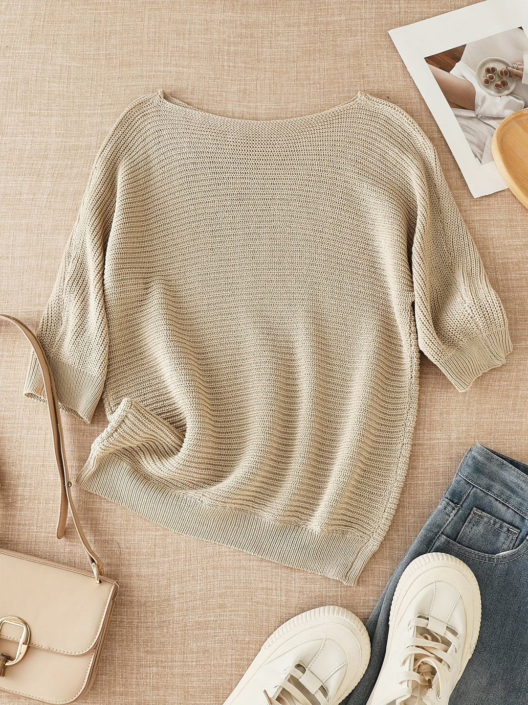 Lena | Relaxed Open-Knit Sweater