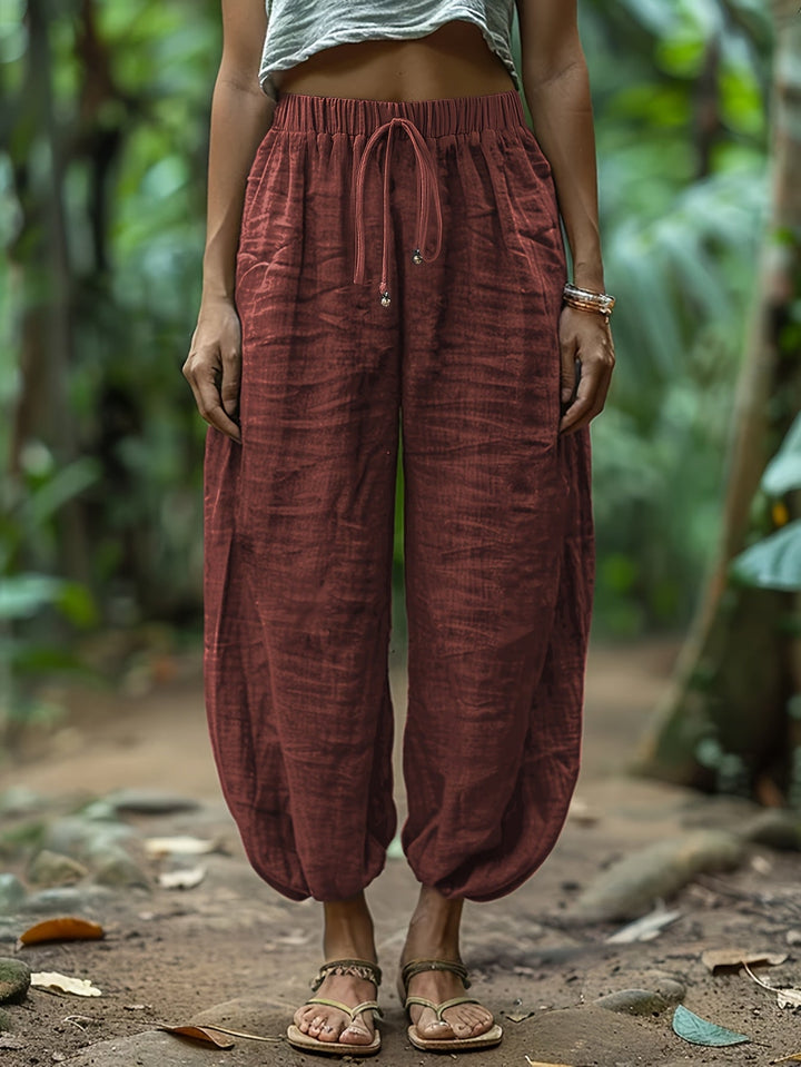 Marjorie | Relaxed Drawstring Lantern Pants