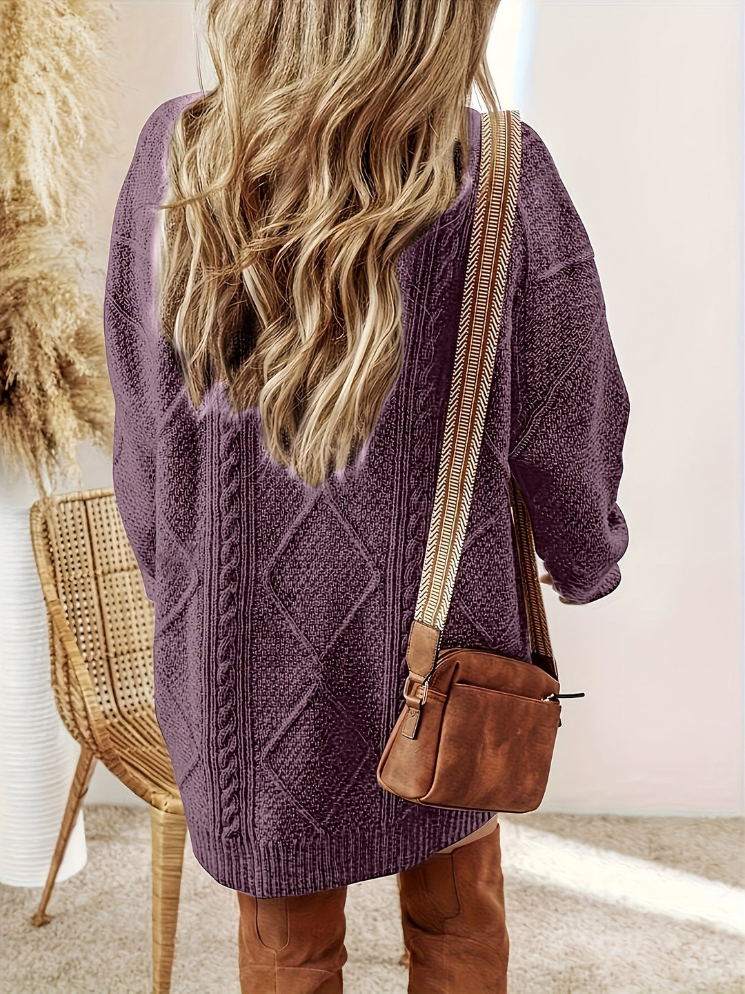 Tabitha | Cable-Knit Sweater Dress