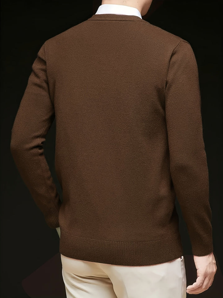 Hugh | Refined V-Neck Sweater