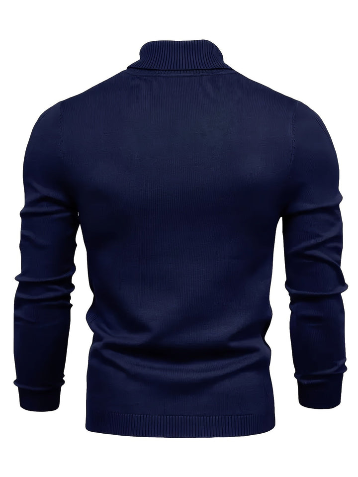 Malcolm | Classic Mock-Neck Sweater