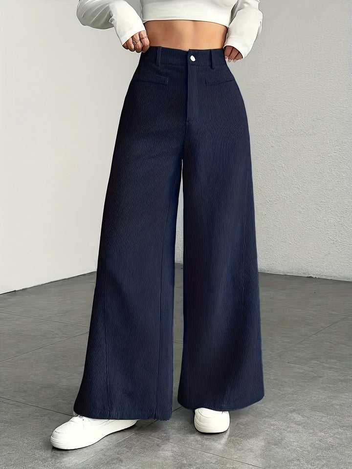 Kimberly | High-Waisted Wide-Leg Trousers