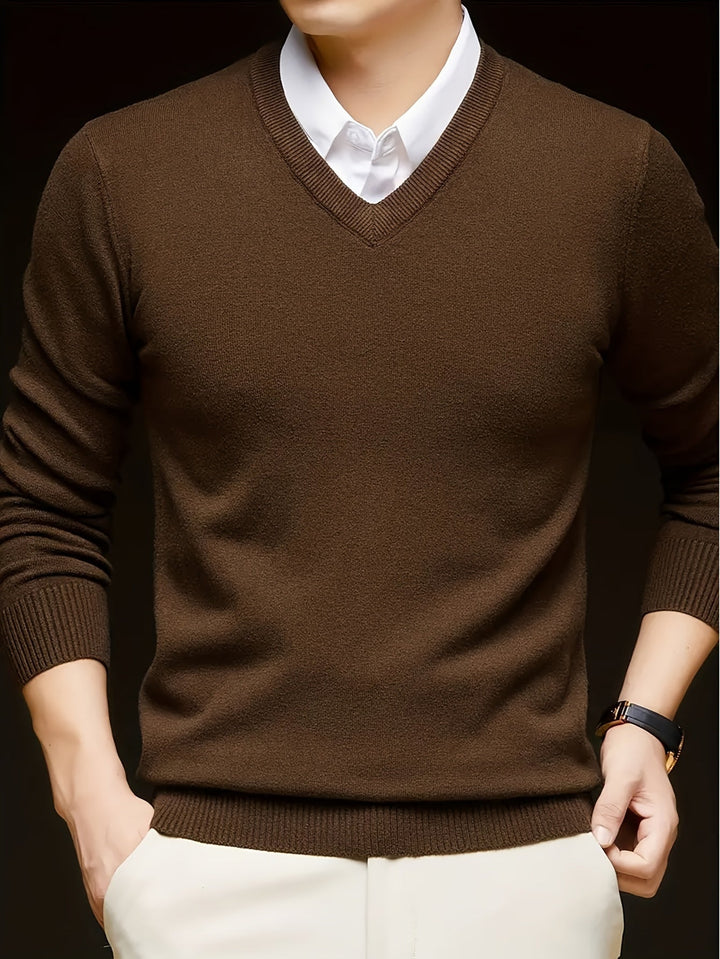 Hugh | Refined V-Neck Sweater