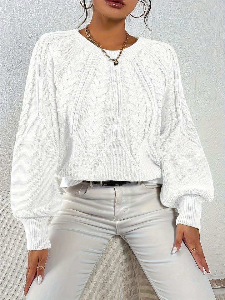 Eleanor | Relaxed Cable-Knit Sweater