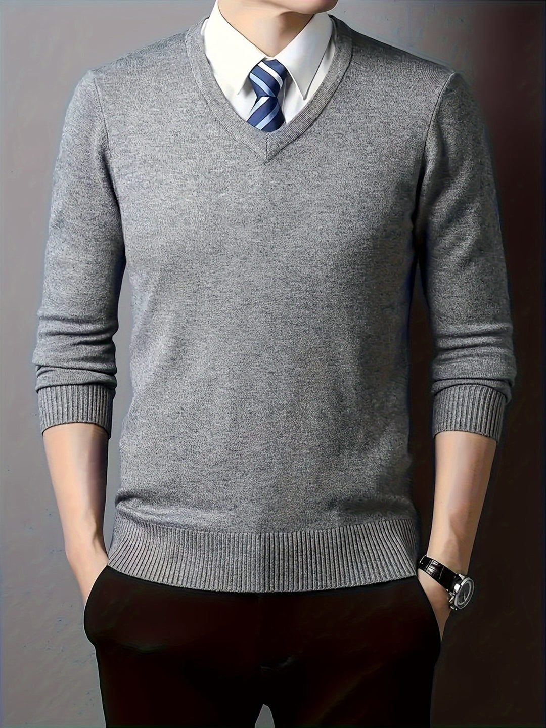 Ellis | Refined V-Neck Sweater