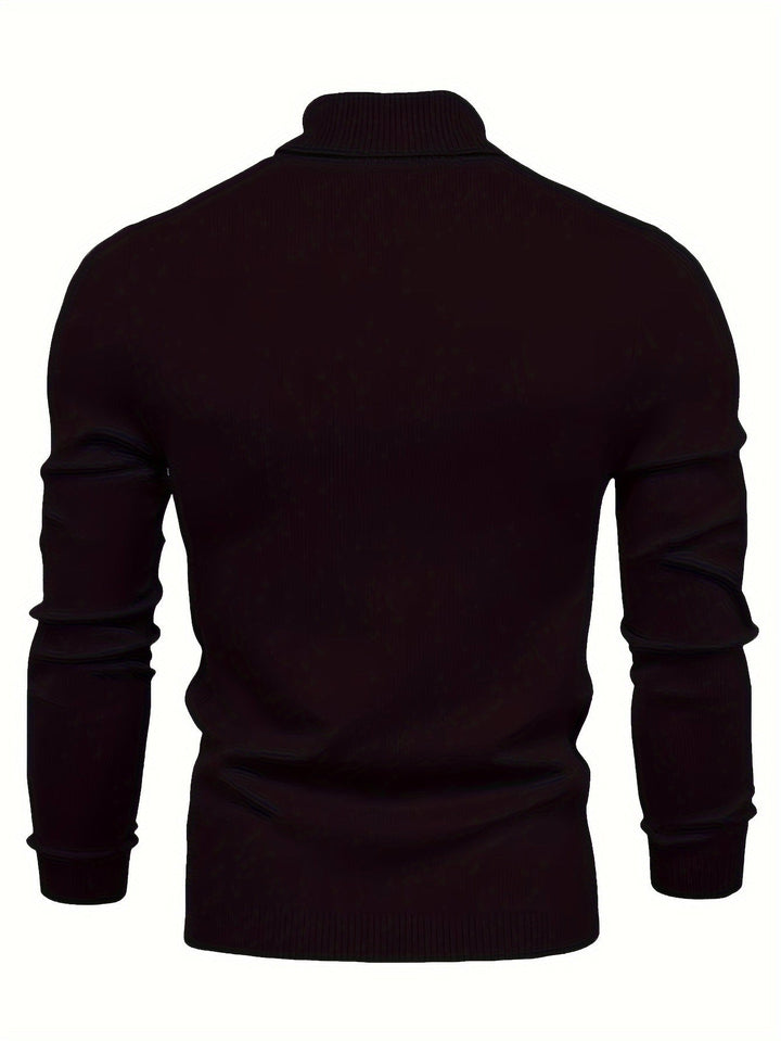 Malcolm | Classic Mock-Neck Sweater