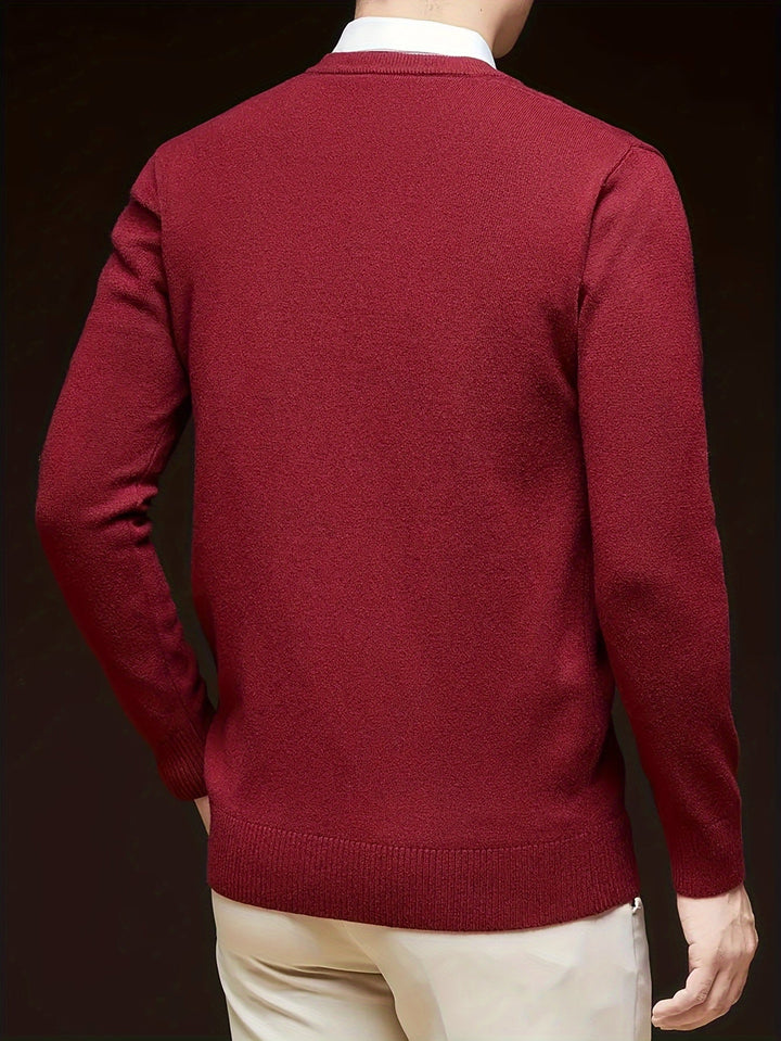 Hugh | Refined V-Neck Sweater