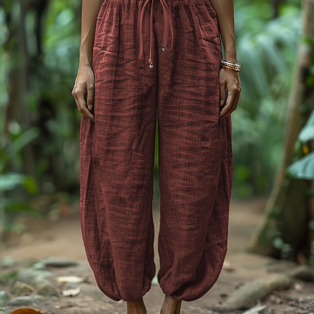 Marjorie | Relaxed Drawstring Lantern Pants