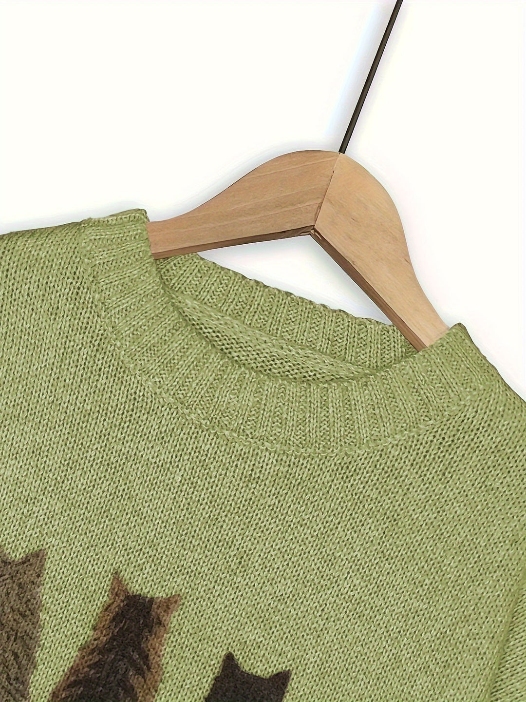 Tamara | Cozy Cat-Print Sweater