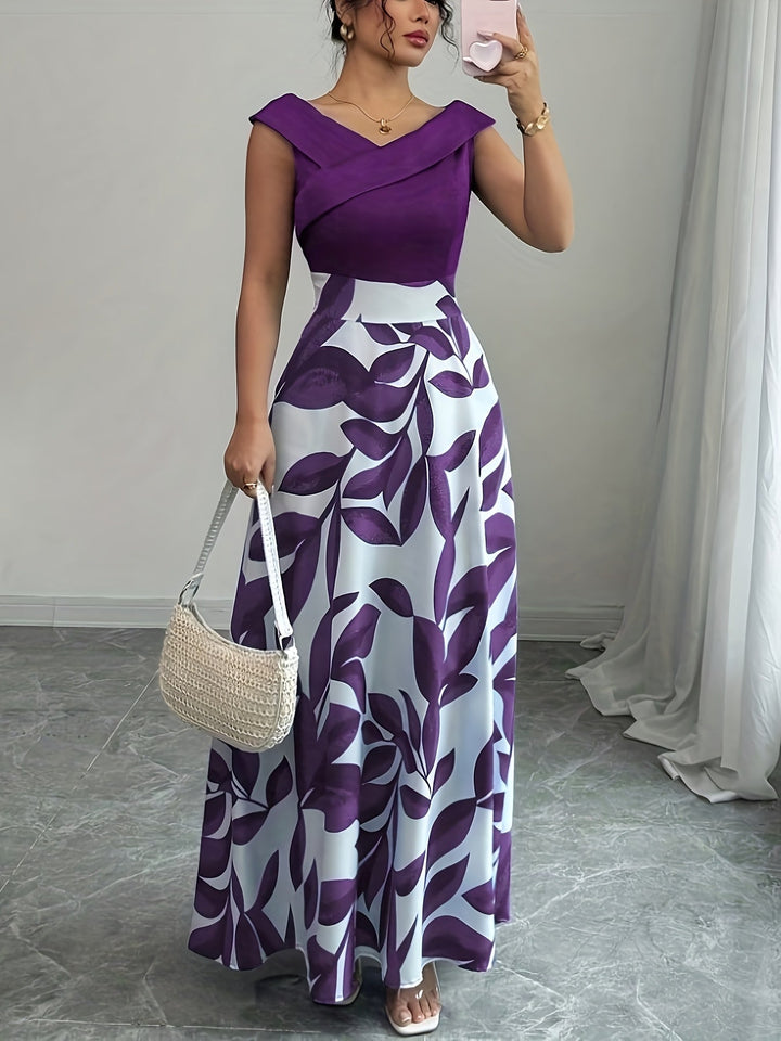 Lucille | Elegant Floral Maxi Dress