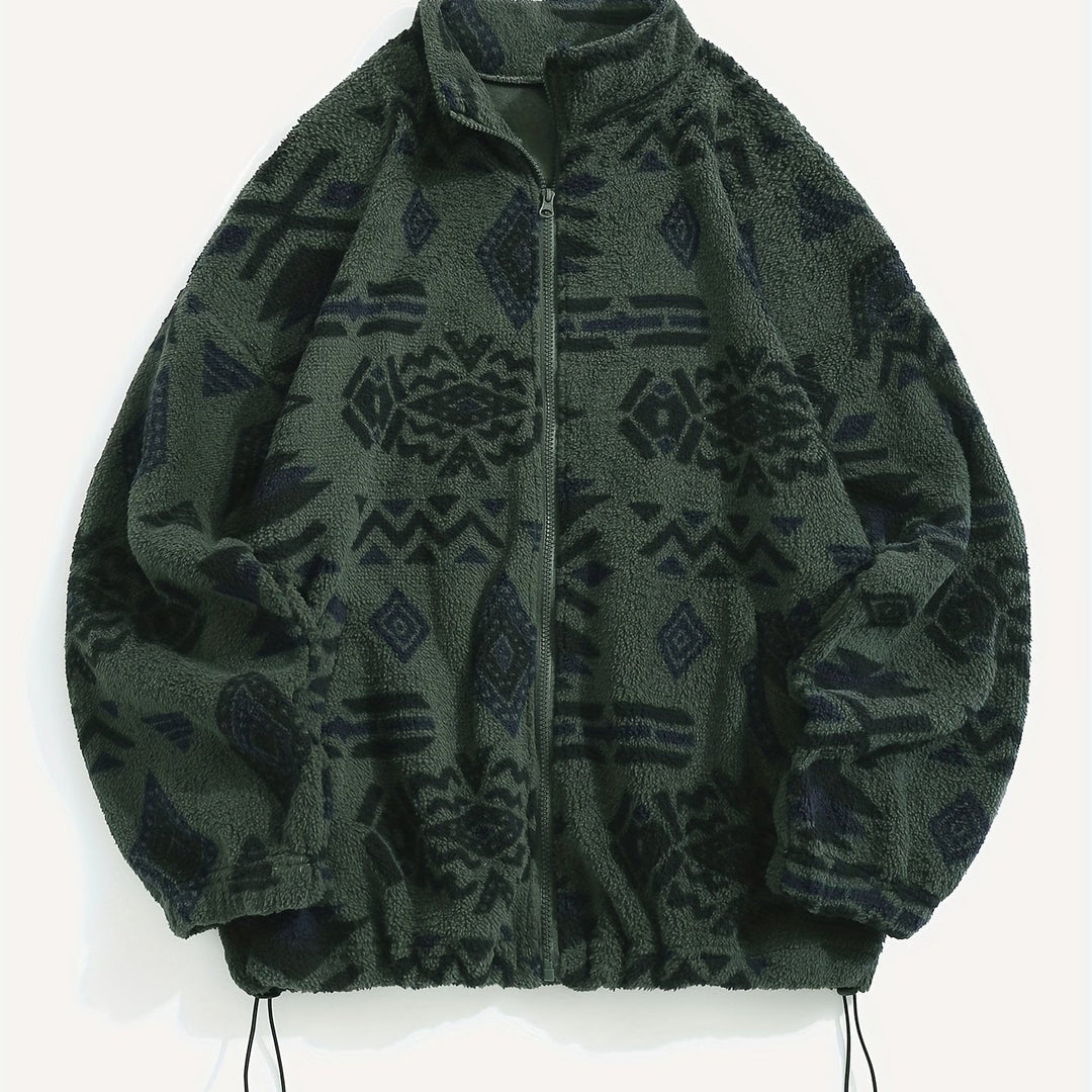 Carmen | Patterned Zip-Up Jacket