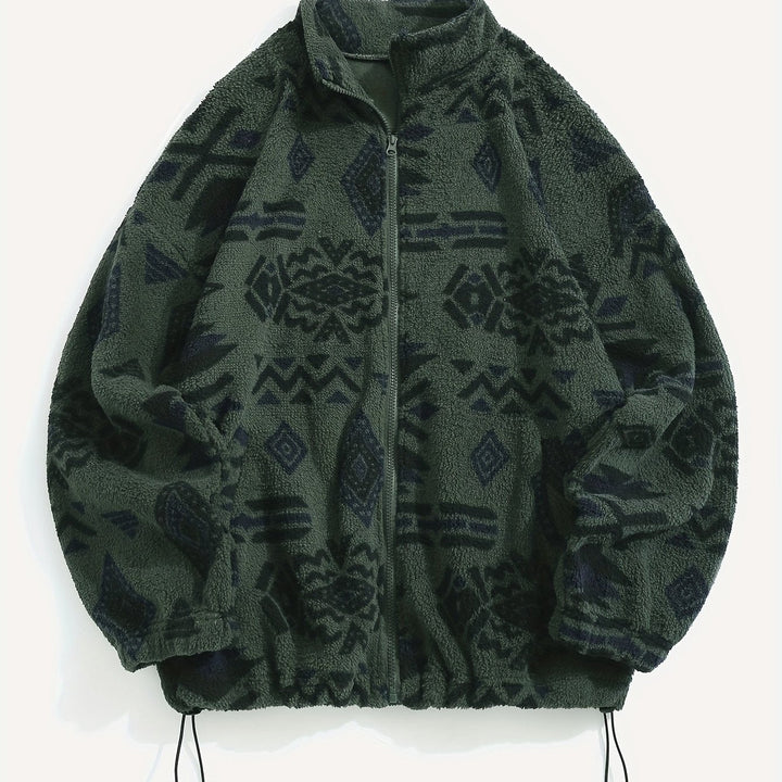 Carmen | Patterned Zip-Up Jacket