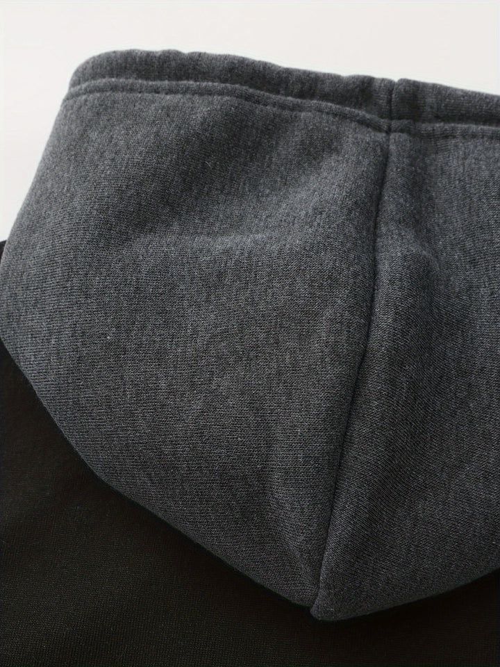 Cedric | Color Block Zip-Up Hoodie