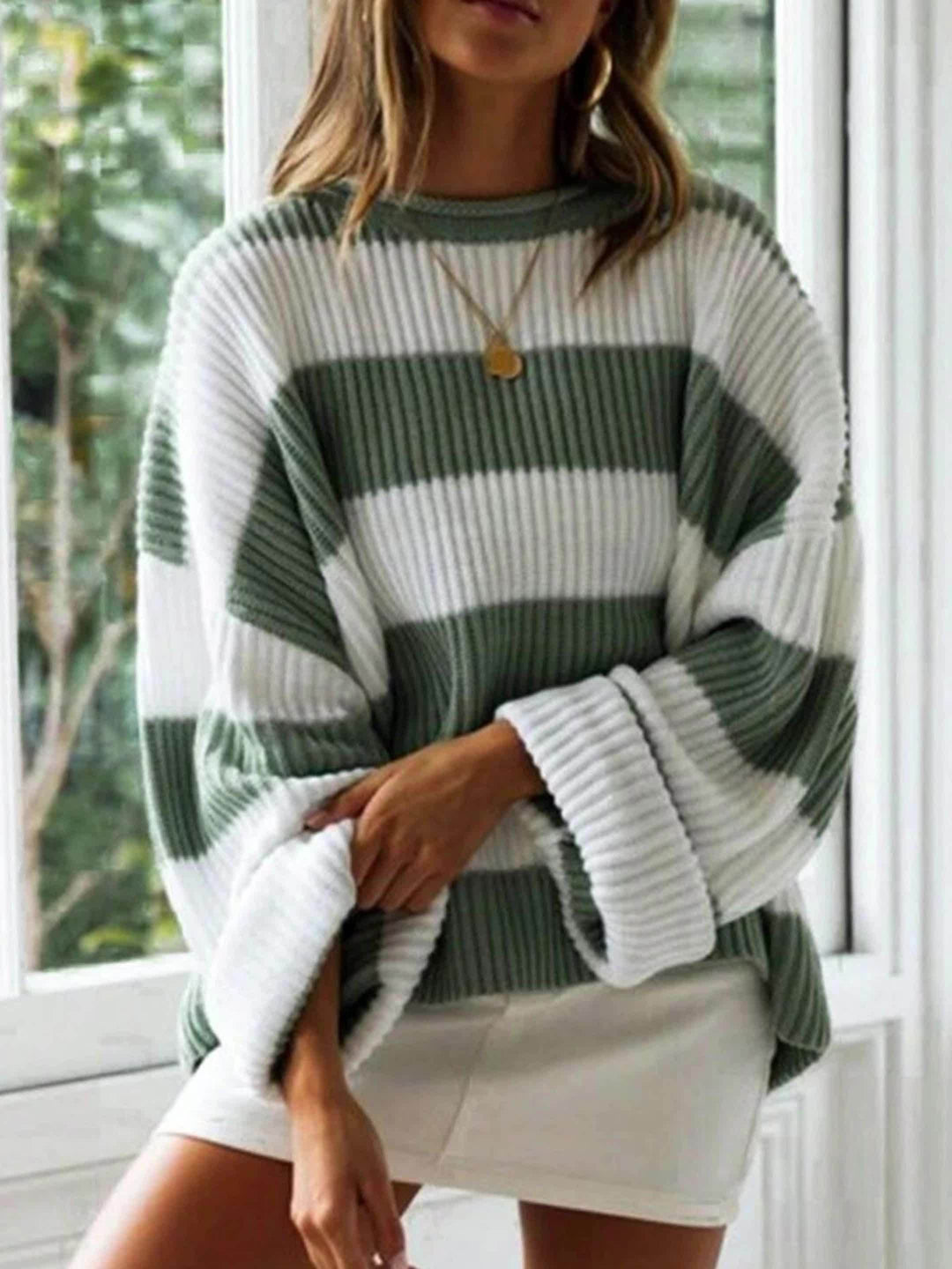 Ivy | Relaxed Colorblock Sweater