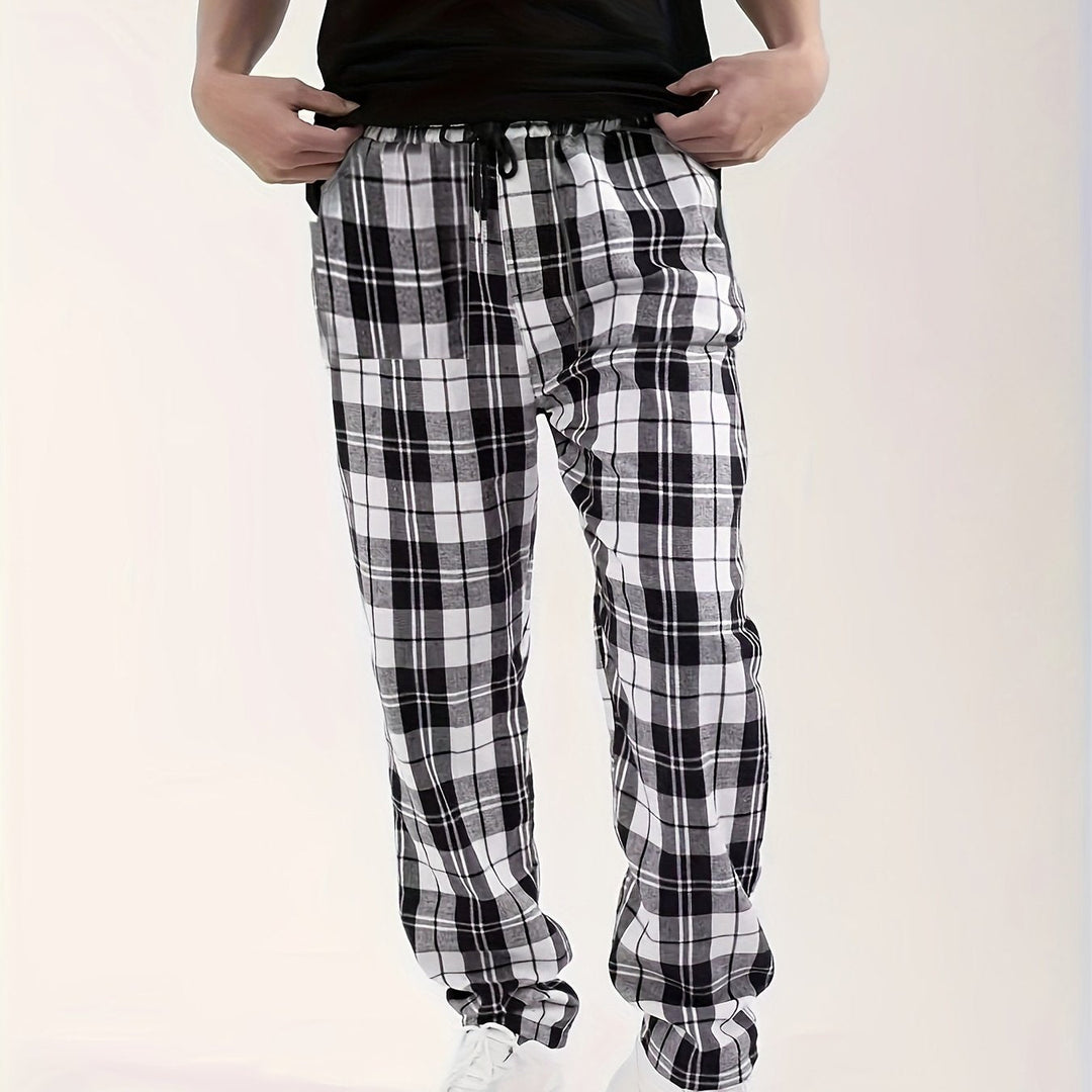 Damon | Relaxed Plaid Lounge Pants