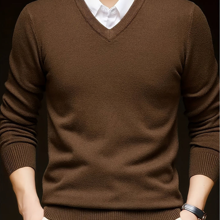 Hugh | Refined V-Neck Sweater