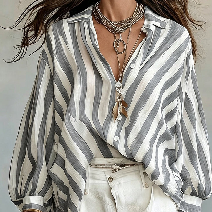 Noreen | Relaxed Striped Shirt