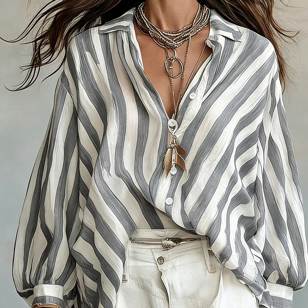 Cordelia | Relaxed Striped Shirt