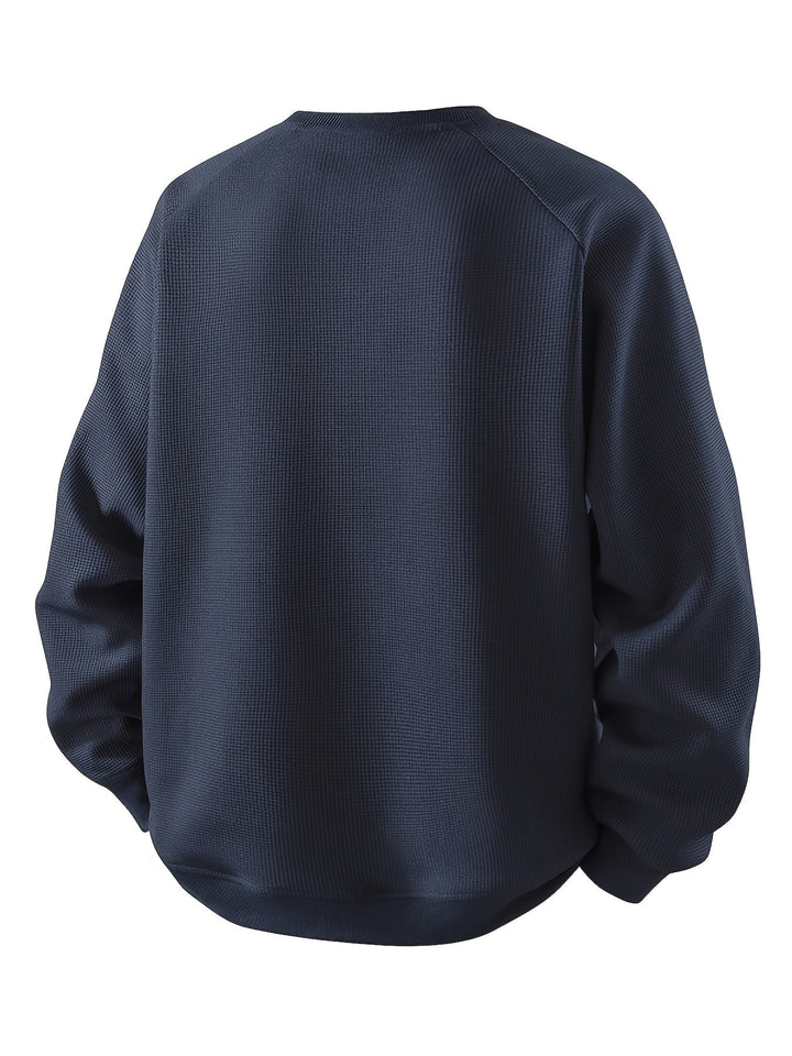 Sheldon | Color-Block Round Neck Sweatshirt