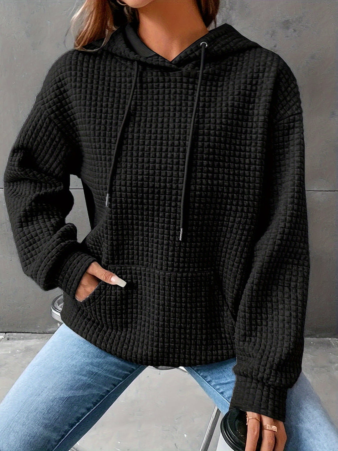 Serena | Cozy Textured Hoodie