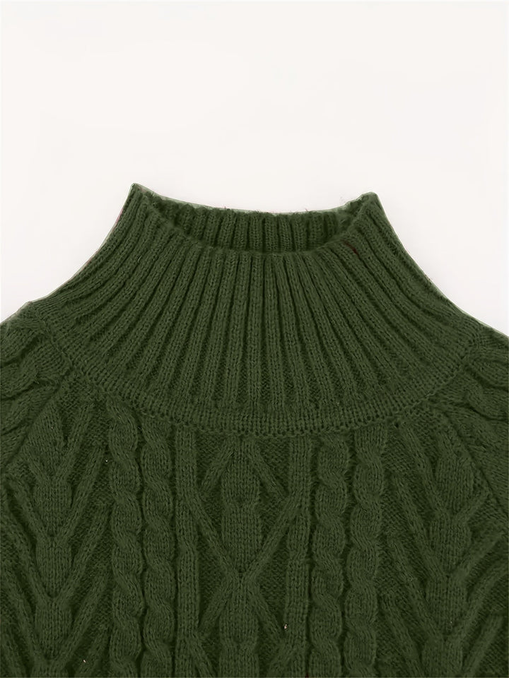 Eloise | Textured Half-Collar Sweater