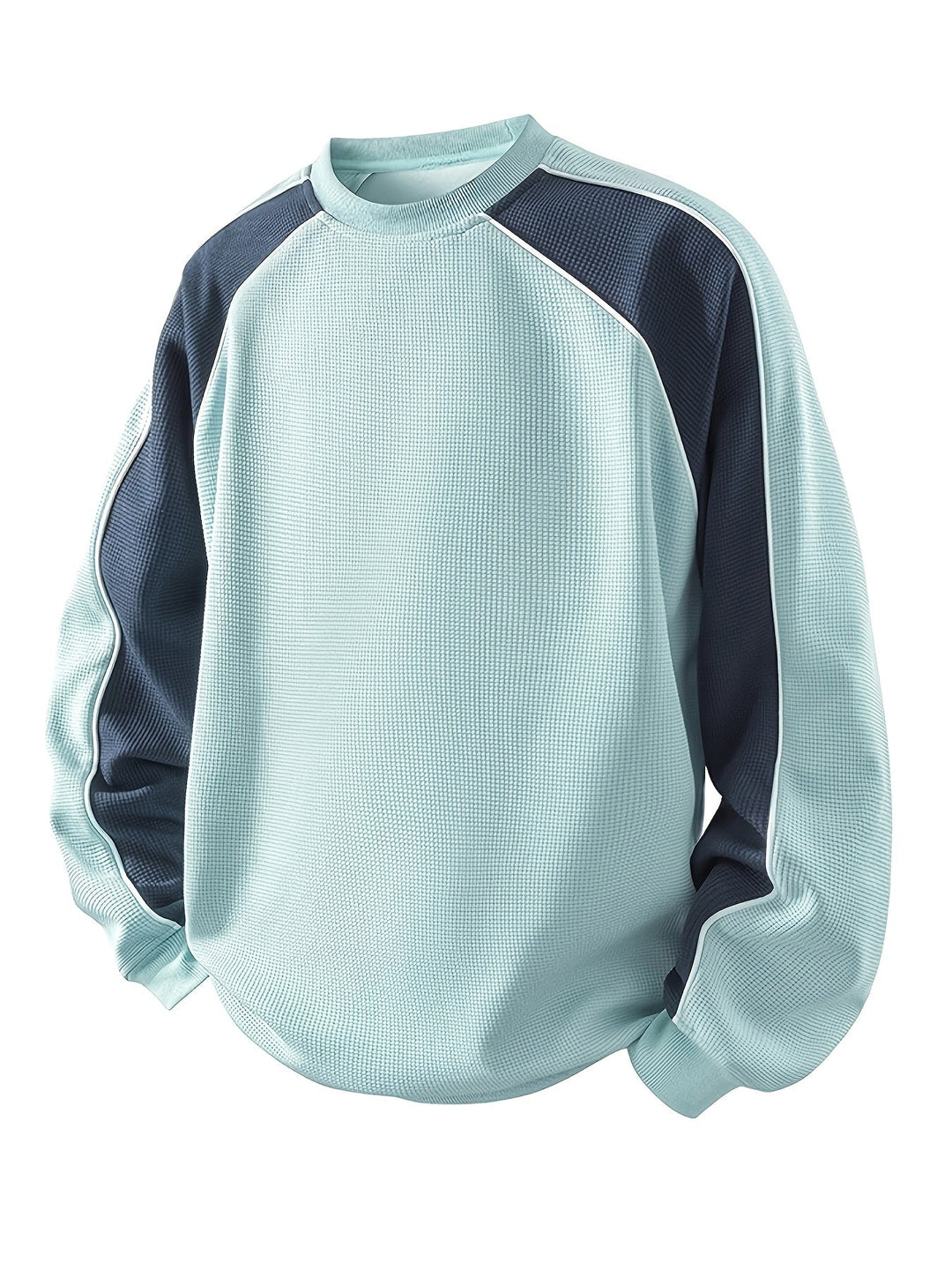 Sheldon | Color-Block Round Neck Sweatshirt