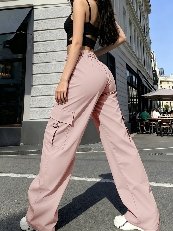 Bonnie | High-Waisted Wide-Leg Cargo Pants