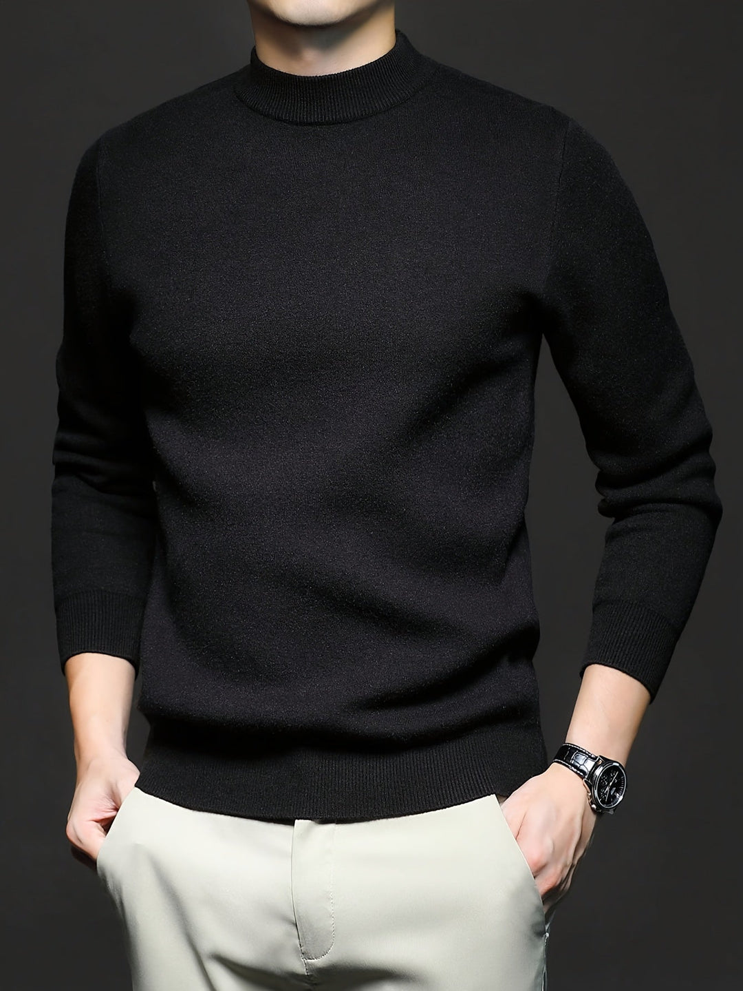 Everett | Refined High-Neck Sweater