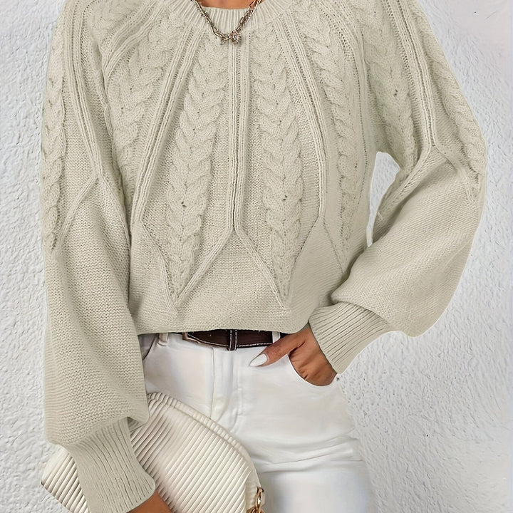 Eleanor | Relaxed Cable-Knit Sweater