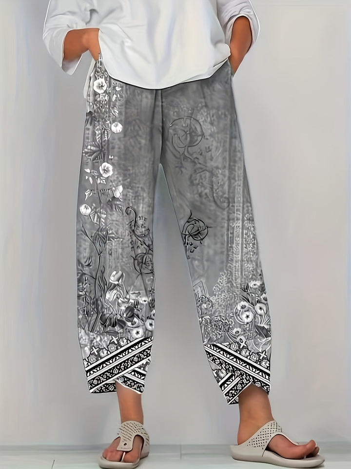 Meredith | Botanical Cropped Pants