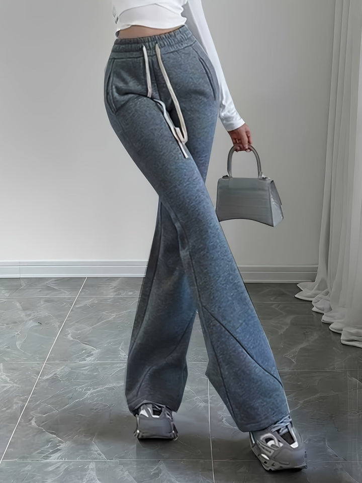 Gemma | High-Waist Flared Lounge Pants