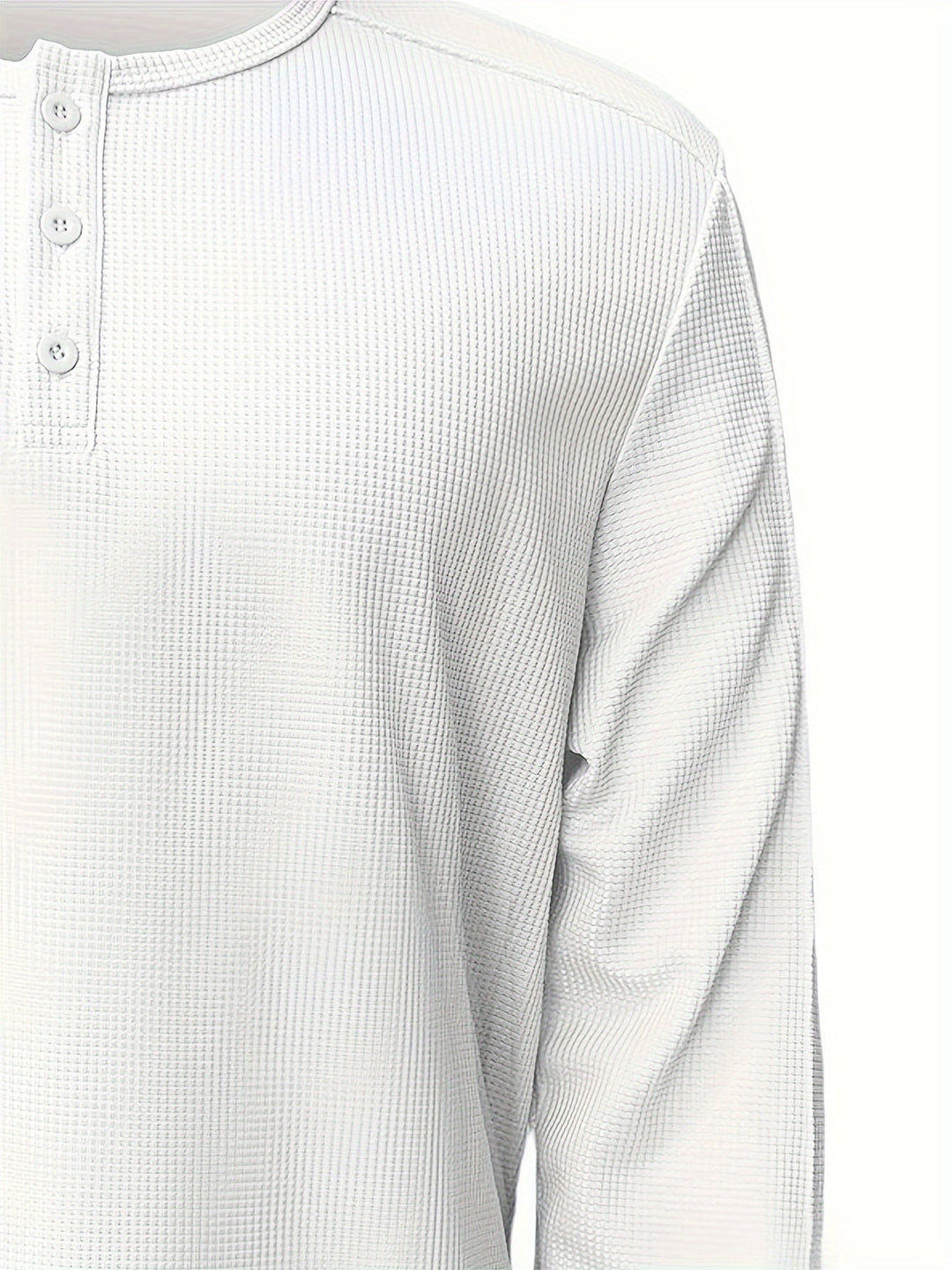 Carson | Textured Long-Sleeve Henley