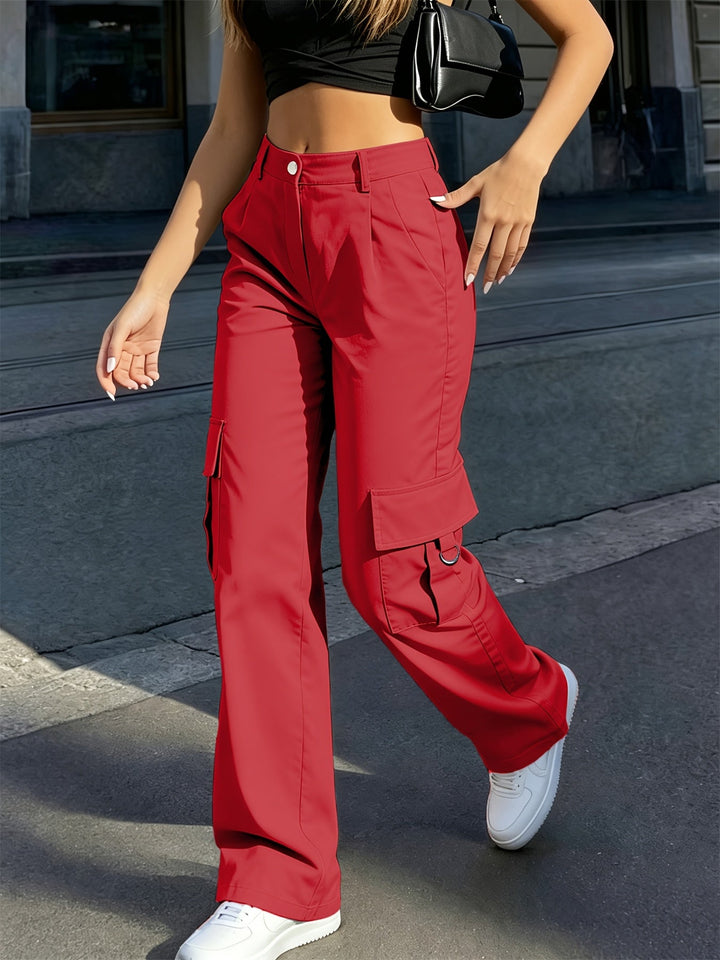 Bonnie | High-Waisted Wide-Leg Cargo Pants