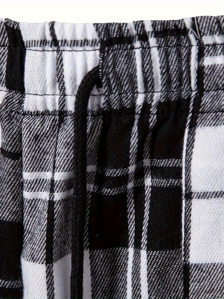 Damon | Relaxed Plaid Lounge Pants