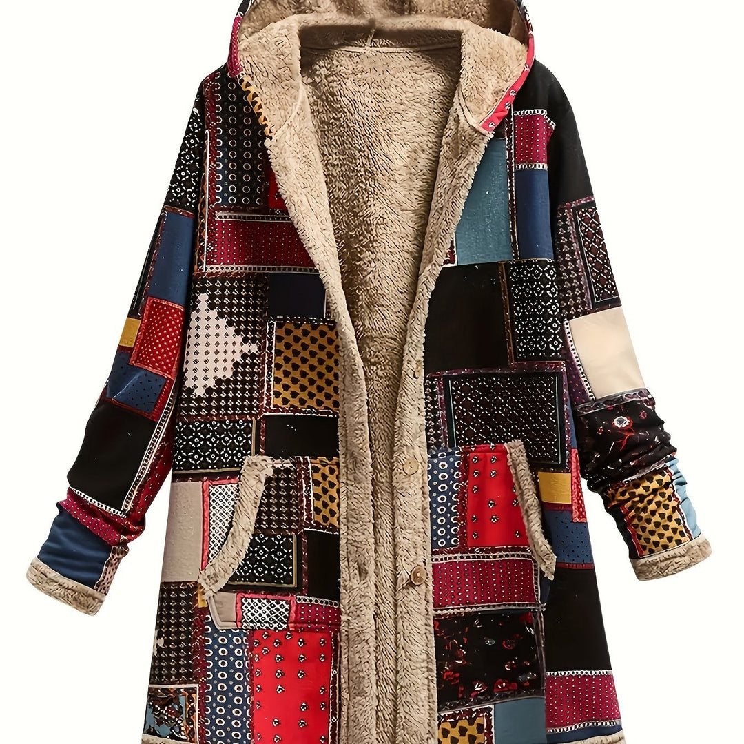 Iris | Patchwork Hooded Jacket