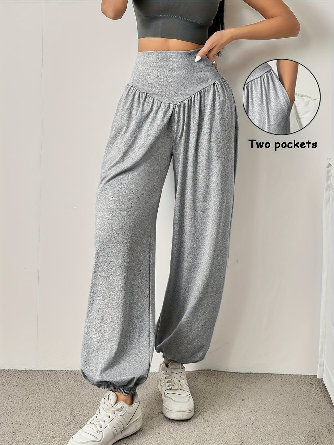 Ramona | High-Waist Wide-Leg Lounge Trousers