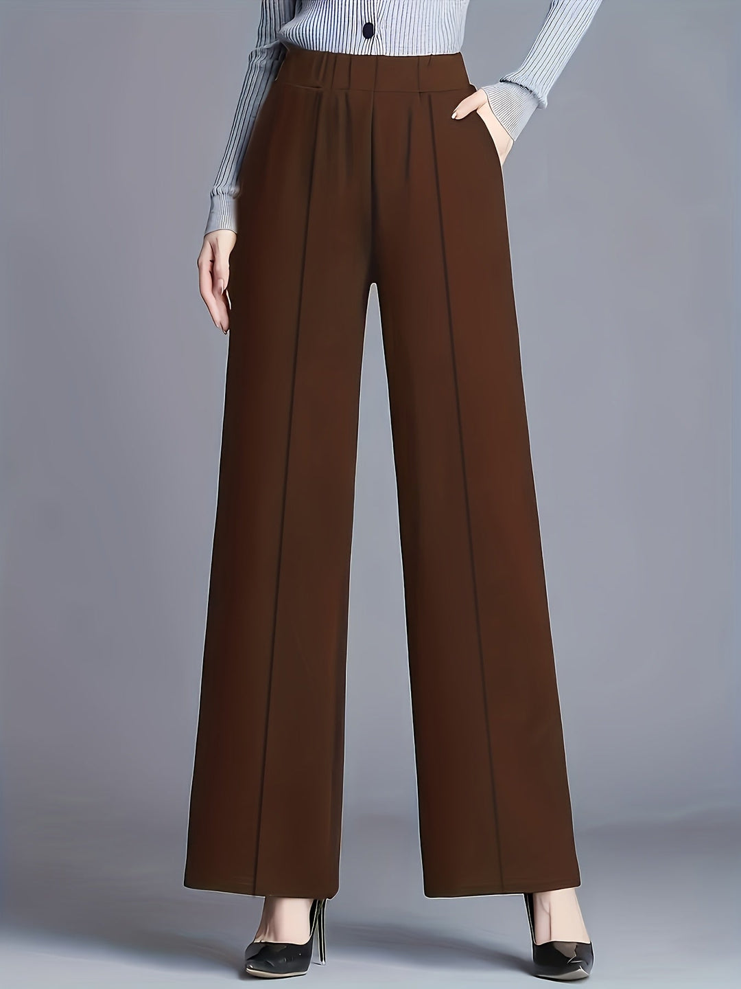 Claudia | High-Waisted Wide-Leg Pants