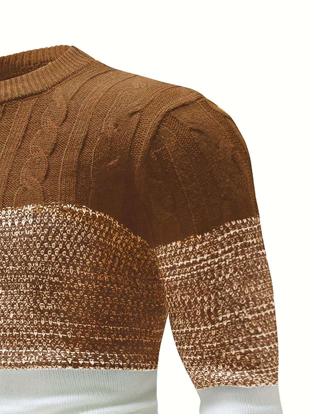 Graham | Color-Block Crew Neck Sweater