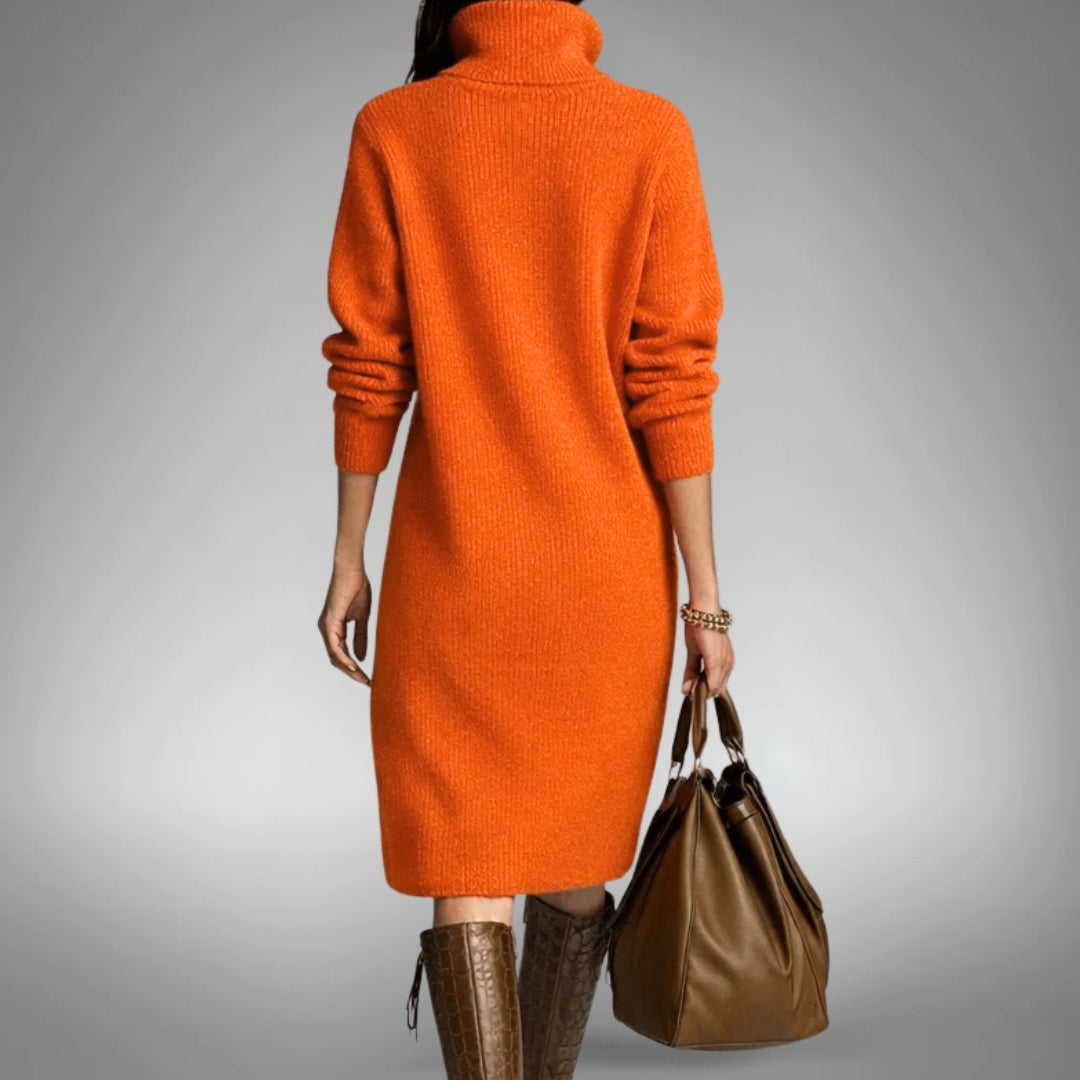Arabella | Sophisticated High Neck Dress