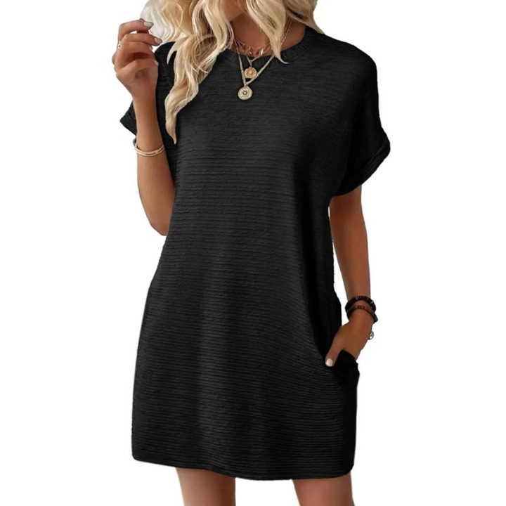 Tiffany | Minimalist Round Neck Summer Dress