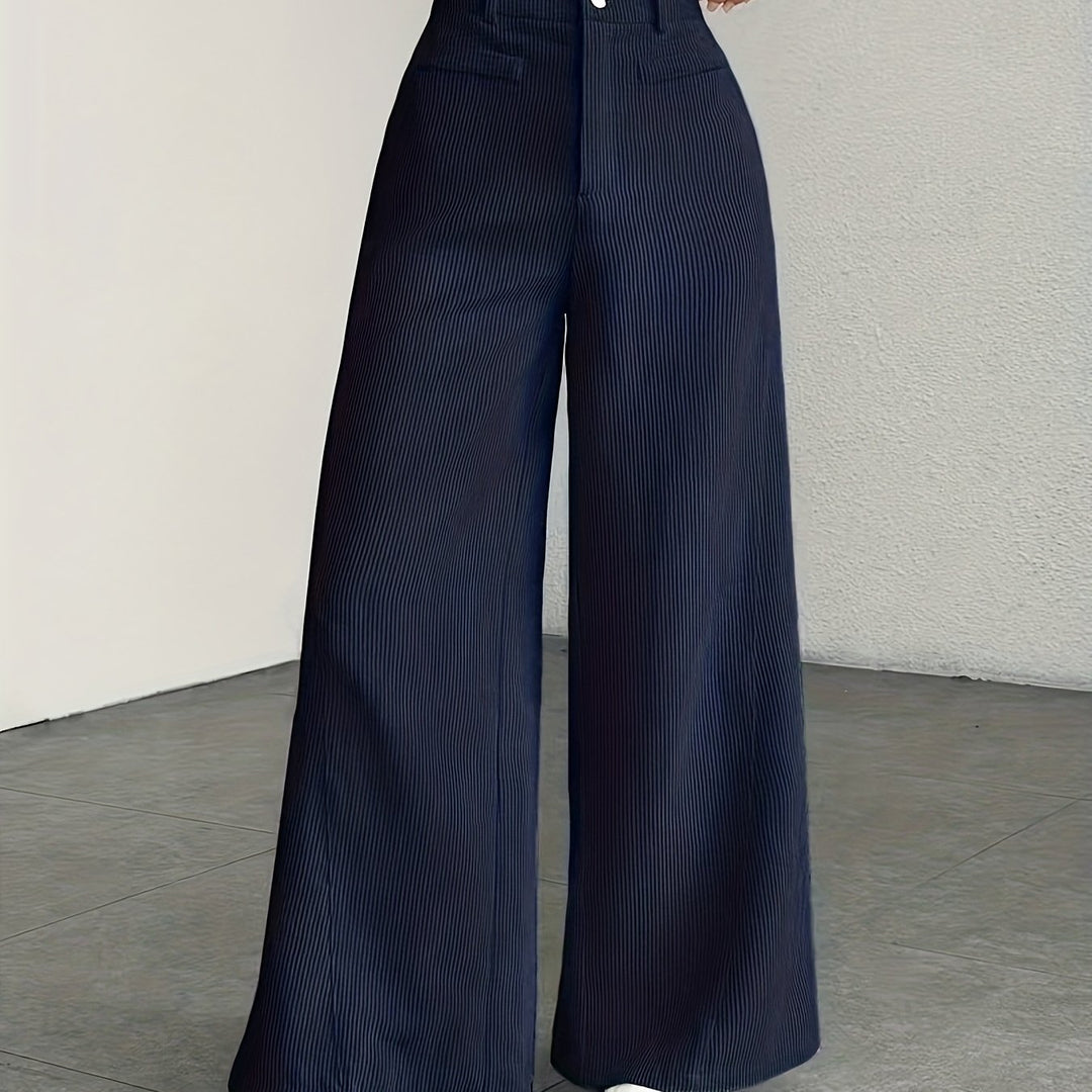 Kimberly | High-Waisted Wide-Leg Trousers