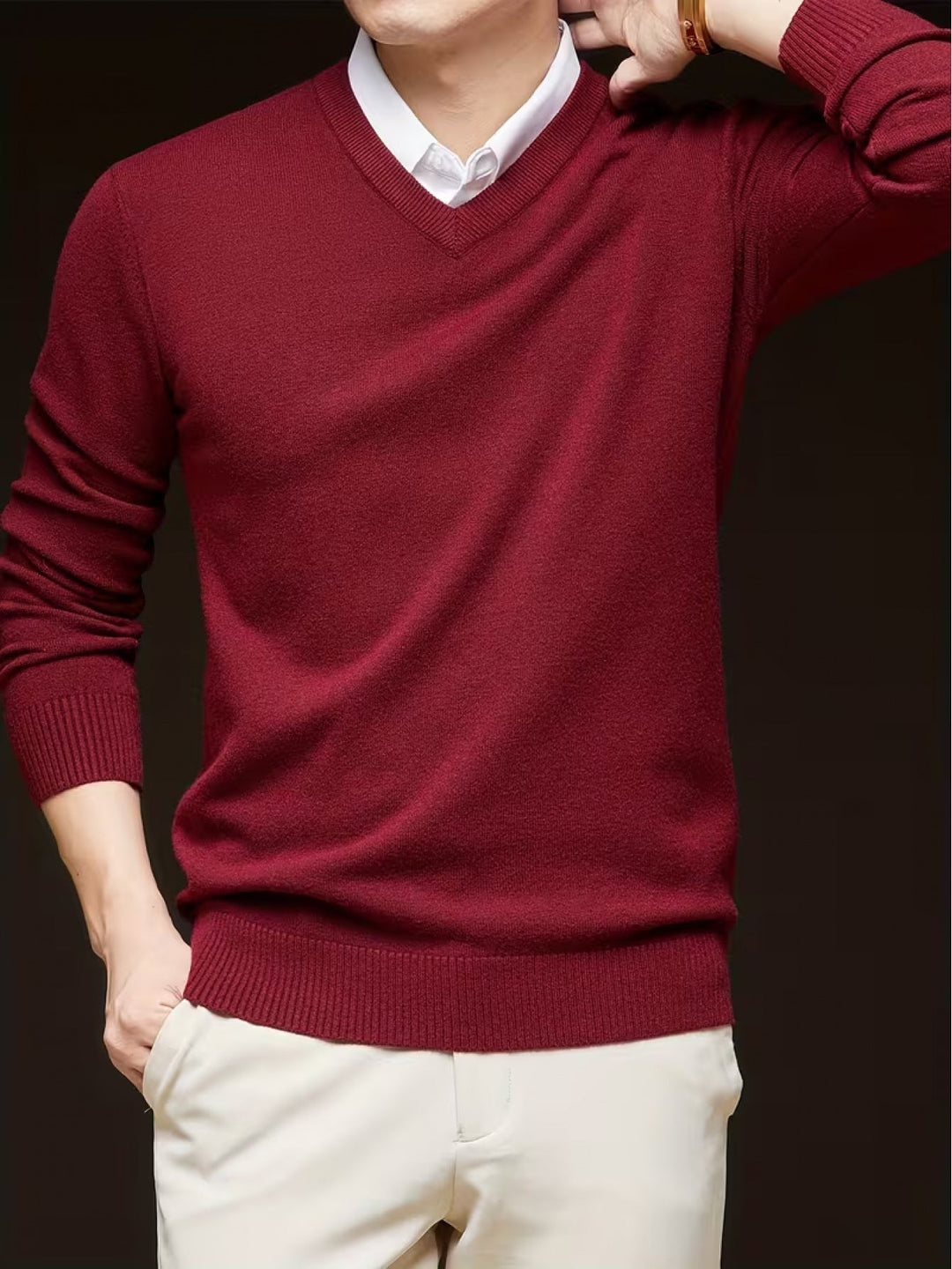 Ellis | Refined V-Neck Sweater