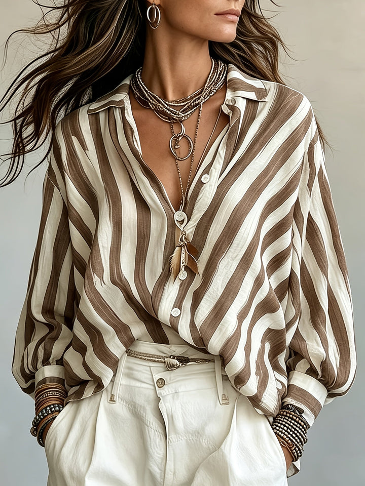 Cordelia | Relaxed Striped Shirt