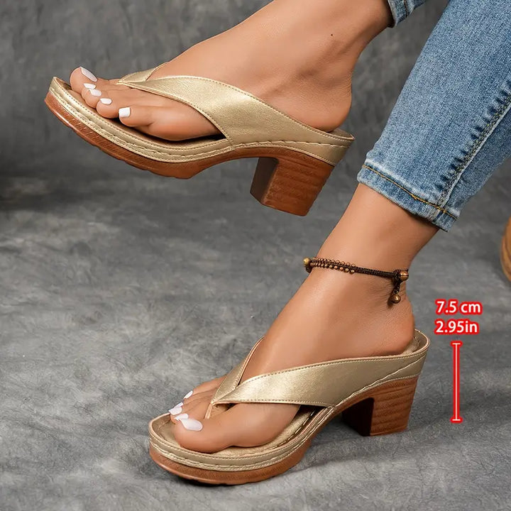 Giselle | Comfortable Premium Heeled Sandals