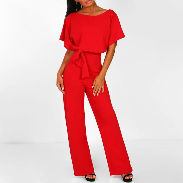 Yolanda | Relaxed Belted Jumpsuit